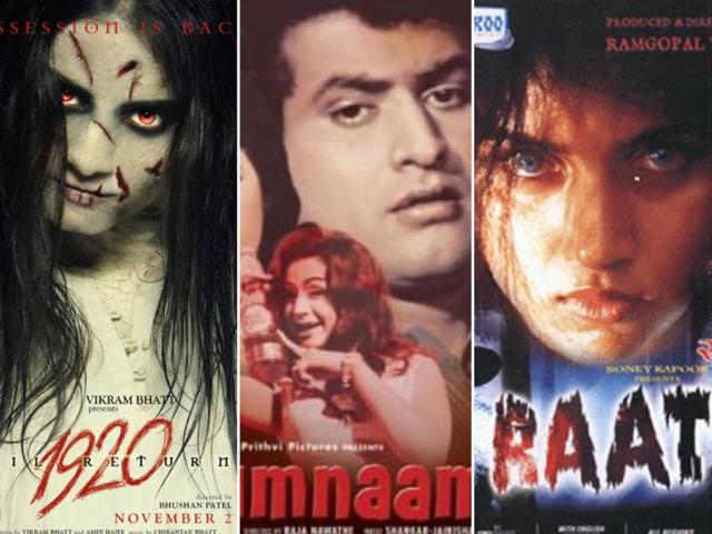Bollywood's new brand of horror is grown up, slick, well scripted and backed by big stars. Here is a photo gallery of our favourite movies through the years. Bollywood's new brand of horror is grown up, slick, well scripted and backed by big stars. Here is a photo gallery of our favourite movies through the years.