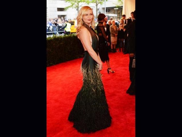 Kirsten Dunst attends the Costume Institute Gala for the PUNK: Chaos to Couture exhibition at the Metropolitan Museum of Art on May 6, 2013 in New York City. (Getty Images)