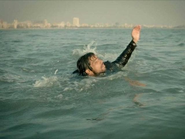 Hemwant Tiwari shooting near Haji Ali, Mumbai.