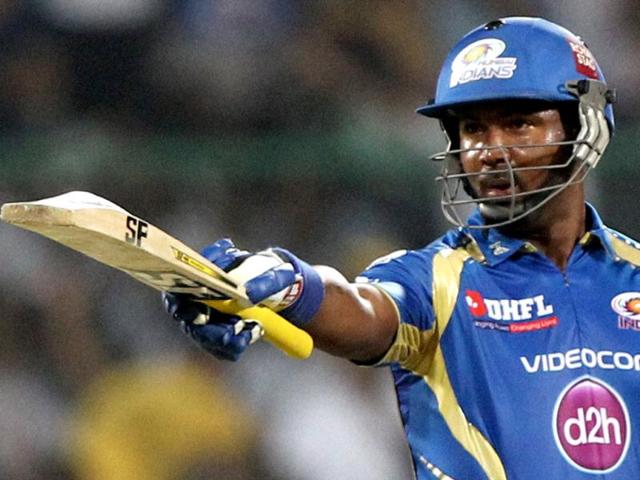 Mumbai Indians batsman D Smith celebrates his 50 against Chennai Super Kings during T20 playoff match in New Delhi . PTI Photo by Shahbaz Khan