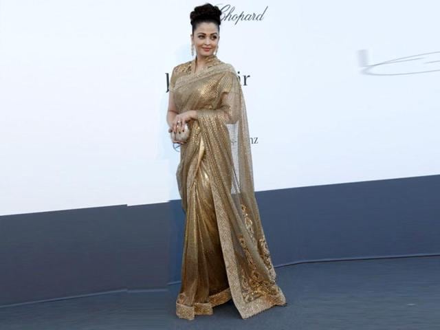 Actress Aishwarya Rai arrives for amfAR's Cinema Against AIDS 2013 event in Antibes during the 66th Cannes Film Festival May 23, 2013. (Reuters Photo)