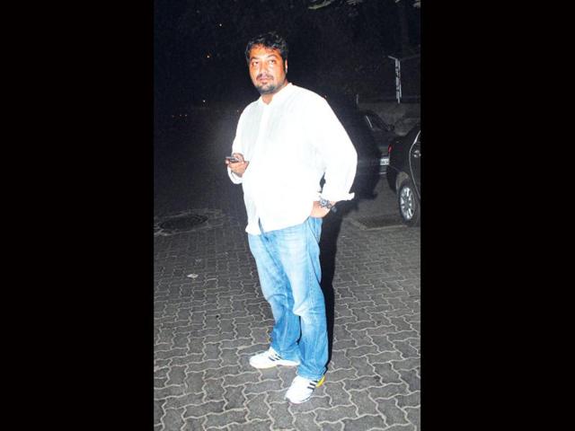 Anurag Kashyap at Karan Johar's birthday. (Photos: Prodip Guha and Yogen Shah)