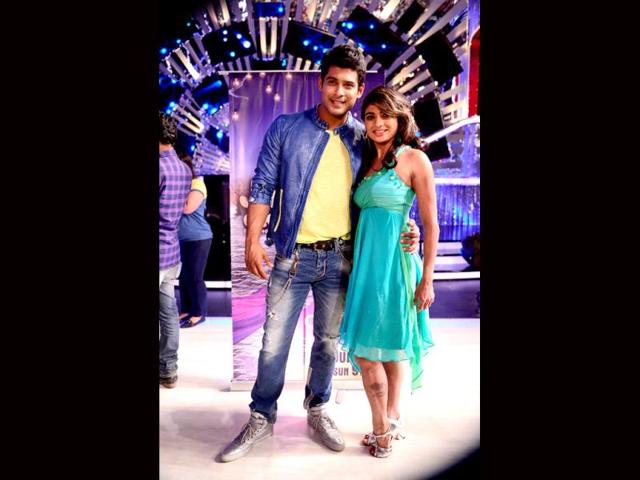 Sidharth Shukla with his choreographer Sonia on Jhalak Dikhhla Jaa.