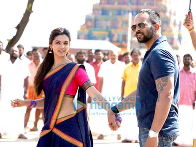 Come along! Deepika Padukone with director Rohit Shetty.