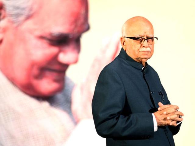 File photo: Senior BJP Leader L K Advani during a BJP function at FICCI auditorium in New Delhi. HT Photo by Raj K Raj