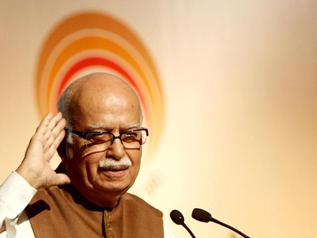 Senior BJP leader L K Advani during a summit on National Value Crisis and Redressal, in New Delhi. HT photo by Jasjeet Plaha