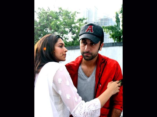 Deepika meets Ranbir (AFP Photo)