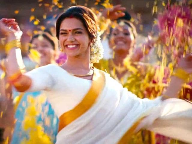 Deepika Padukone aces the south-Indian look. Deepika Padukone aces the south-Indian look.