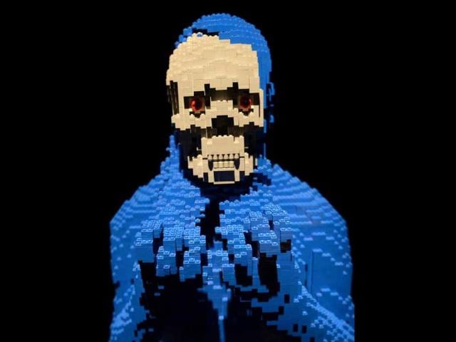 Nathan Sawaya’s art focuses on large-scale sculptures using only Lego bricks and he was the first artist to ever take LEGO into the art world. (AFP)