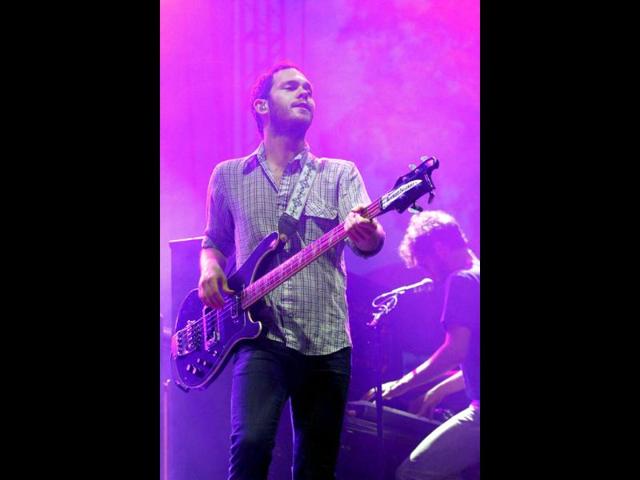 Ben Wahamaki of The Lumineers, performs on Day 3 of the 2013 Bonnaroo Music and Arts Festival in Manchester, Tenn. AP