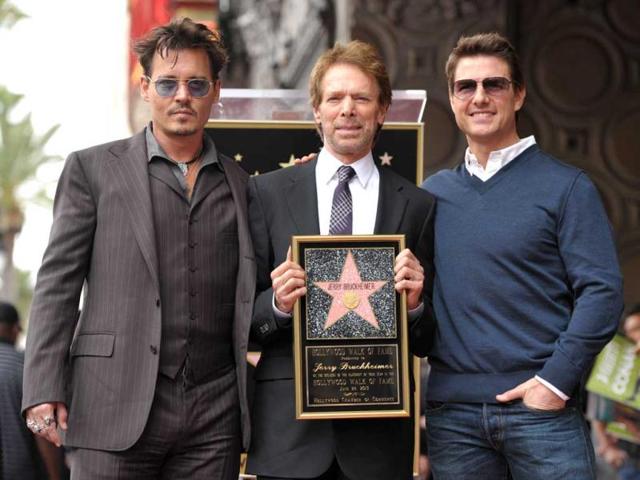 Johnny Depp and Tom Cruise honour Jerry Bruckheimer's Hollywood star