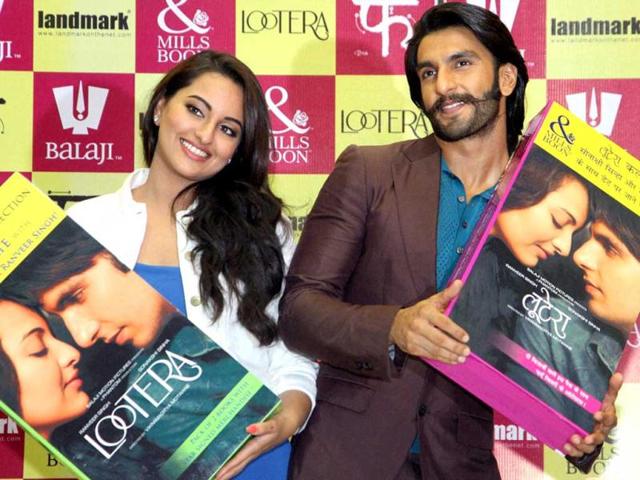 Popular romantic series Mills and Boons has featured Sonakshi Sinha and Ranveer Singh from their film Lootera on their covers.