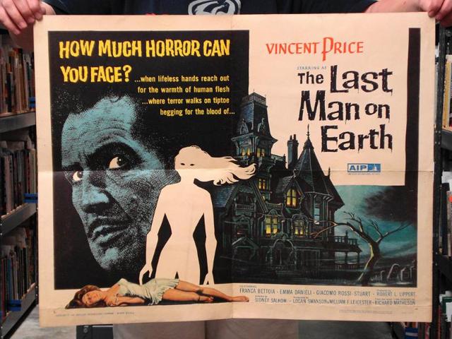 The Last Man on Earth based on Richard Matheson novel I Am Legend