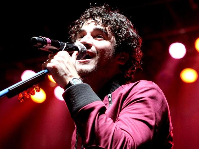 Musician Darren Criss performs in concert at Roseland Ballroom in New York. AP