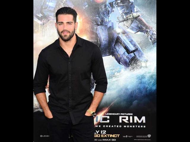 Actor Jesse Metcalfe poses on arrival for the Los Angeles premiere of the film Pacific Rim in Hollywood, California. AFP