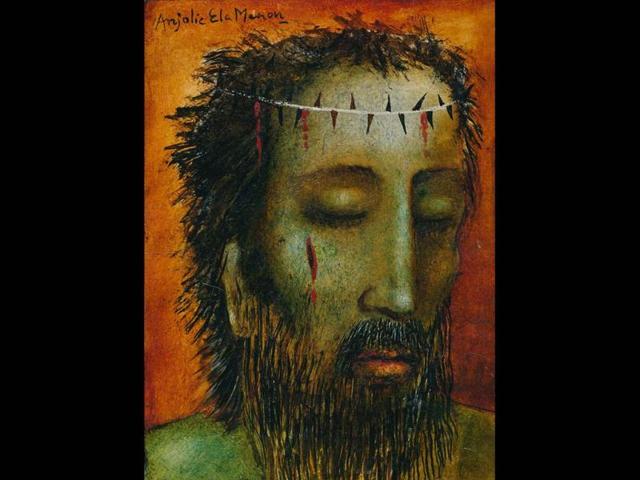 Christ - oil on masonite Christ - oil on masonite