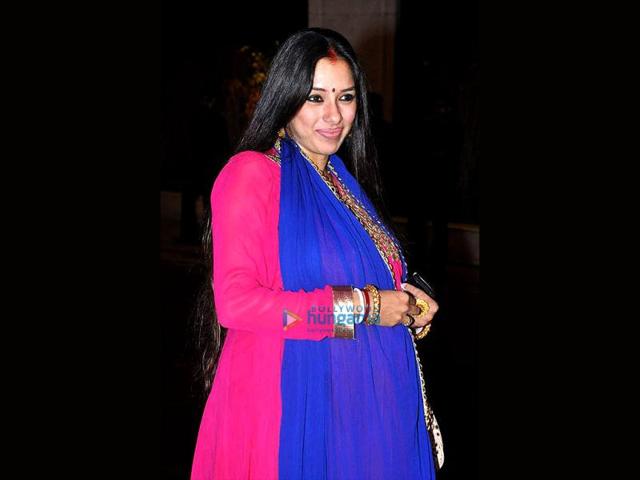 Actress Rupali Ganguly also made her presence felt.