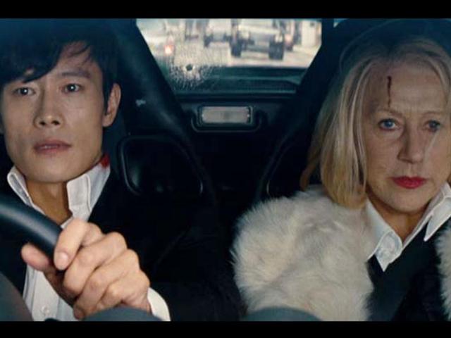 Byung-hun Lee (left) and Helen Mirren also star in the film. Mirren plays a sniper in the film.