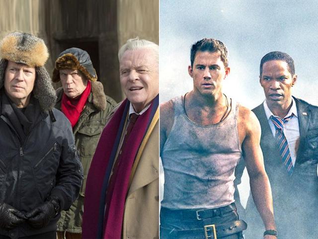 It's an action-packed weekend for Hollywood fans as Friday will see the release of two starry films, promising tons of thrills. Take a look at what White House Down and Red 2 ar about.