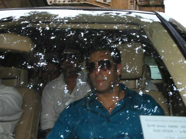 Salman Khan at Mumbai sessions July 19. (HT Photo/Vijayaannd Gupta)