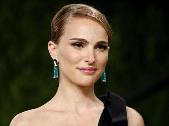 Natalie Portman arrives at the 2013 Vanity Fair Oscars Party in West Hollywood, California. (Reuters)