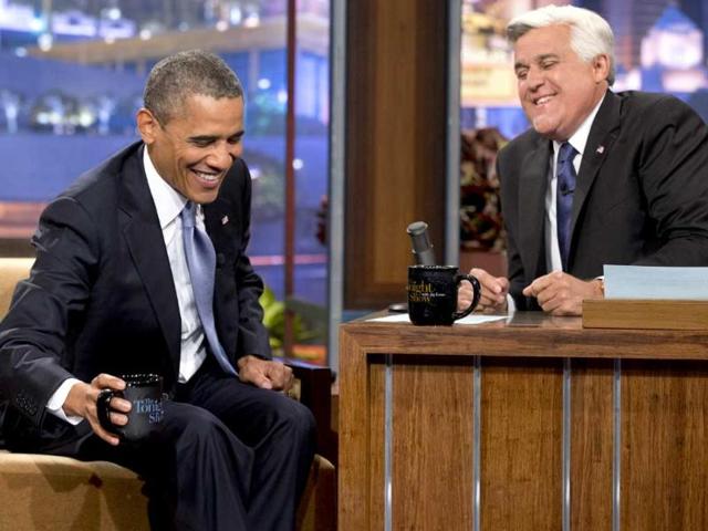 US-President-Barack-Obama-smiles-as-he-talks-with-Jay-Leno-on-The-Tonight-Show-with-Jay-Leno-in-Los-Angeles-AP-Photo
