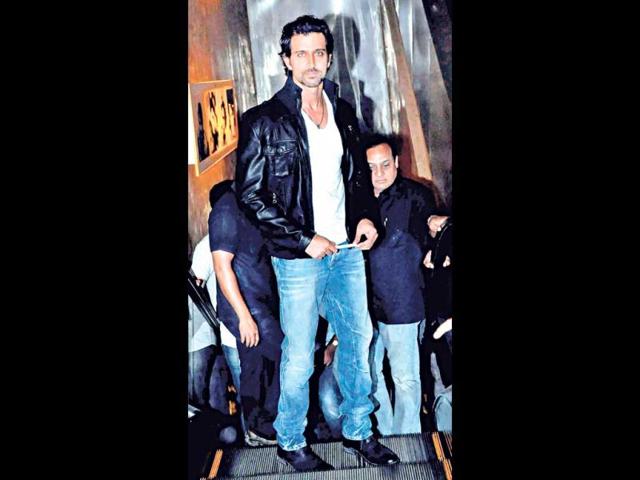 Hrithik Roshan at the trailer launch.