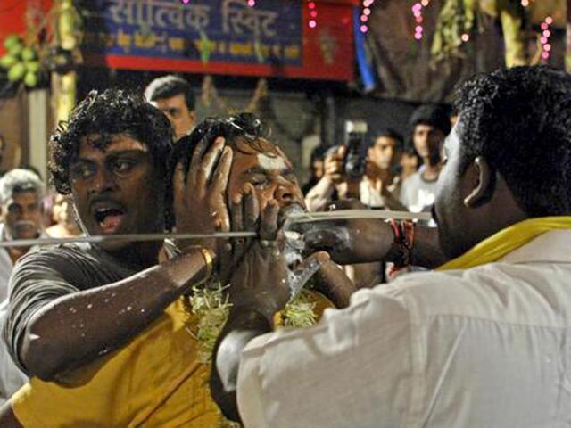 A still from the Murugan festival, Mumbai. (Photo: Kunal Khullar)