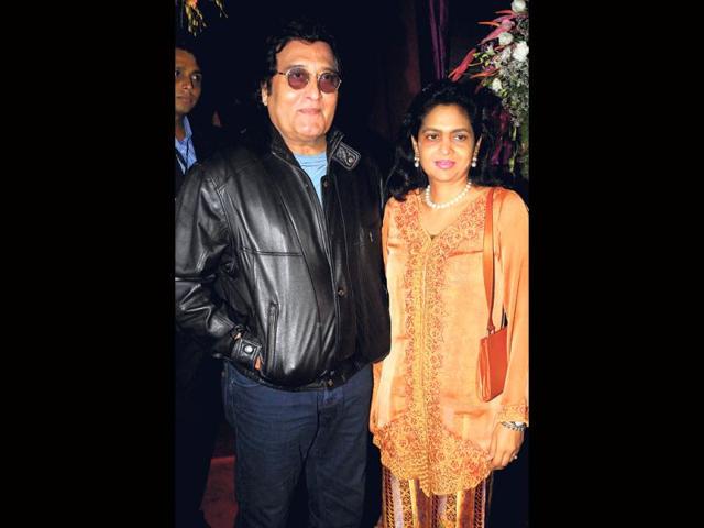 Actors Vinod and Kavita Khanna also arrived at the grand birthday party Boneuy Kapoor gave on wife Sridevi's birthday. (Photo by Prodip Guha)