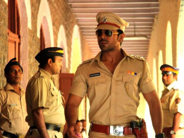 Teja plays the classic Amitabh styled cop from the old Zanjeer.