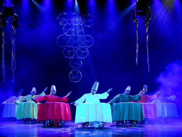 A Sufi dance performance