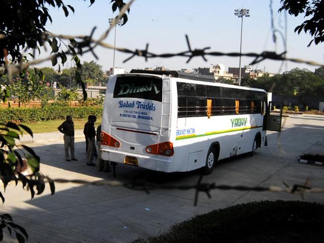 A paramedic student was gangraped and brutally assaulted by six men in this private bus on December 16 and then thrown out of the moving vehicle along with her male friend.
