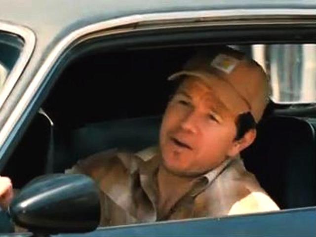 Wahlberg appears to be undercover here.