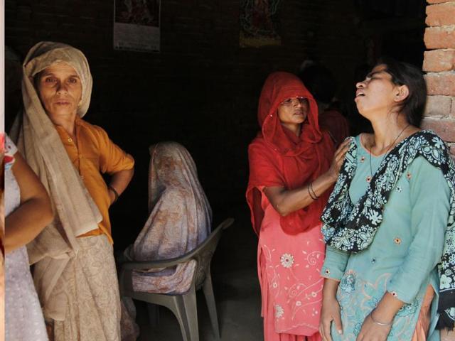 Muzaffarnagar-riot-victims-family-members-are-still-mourning-and-have-taken-shelter-in-relief-camps-in-the-villages--HT-photo-Subrata-Biswas Muzaffarnagar-riot-victims-family-members-are-still-mourning-and-have-taken-shelter-in-relief-camps-in-the-villages--HT-photo-Subrata-Biswas