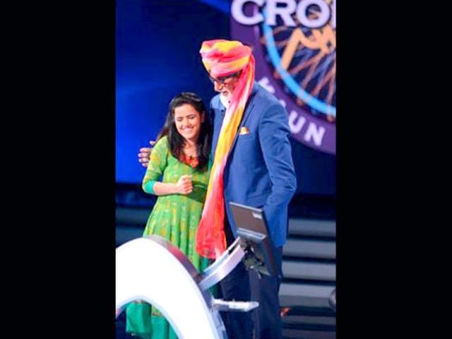 Amitabh Bachchan in a still from KBC 7.