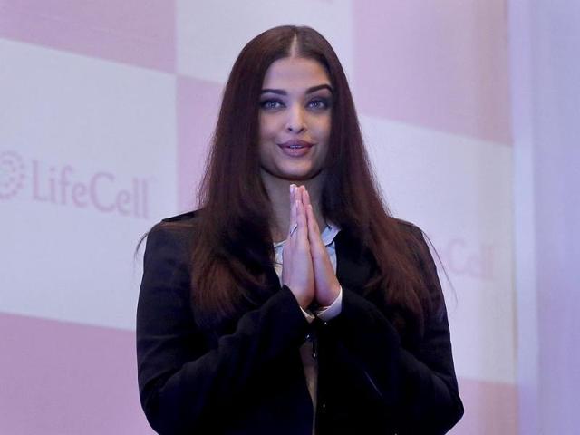 Aishwarya Rai Bachchan recently launched a stem cell bank, Life Cell in Mumbai. Clad in black, the actress looked formally beautiful. Browse through. (AP Photo)