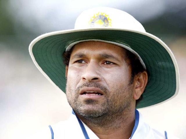 Sachin Tendulkar watches play on day one of the first test cricket match against New Zealand in Hamilton in 2009. (Reuters Photo)