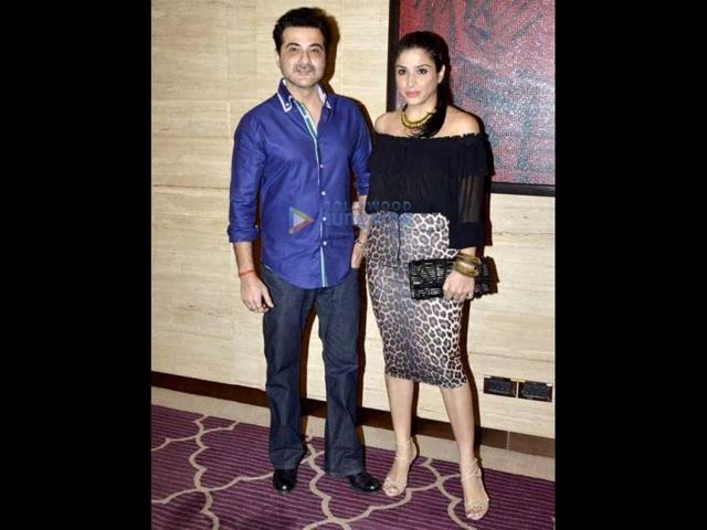 Sanjay Kapoor with wife Maheep Kapoor.