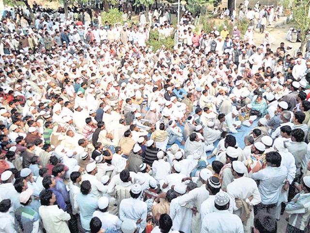 Villagers-participate-in-a-panchayat-after-violence-at-Hasanpur-village-in-Muzaffarnagar-PTI-Photo Villagers-participate-in-a-panchayat-after-violence-at-Hasanpur-village-in-Muzaffarnagar-PTI-Photo