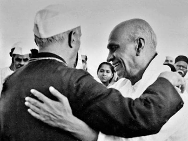 gandhiji with nehru