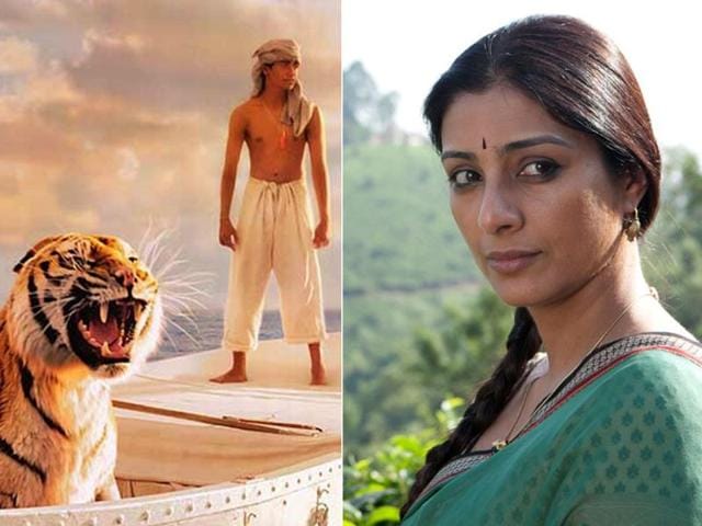 Though it was Ang Lee, Suraj Sharma and Richard Parker who dominated the film, Tabu as the mother of young Pi made for a compulsive viewing.