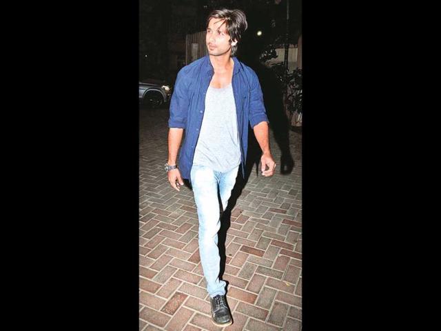 Shahid Kapoor was spotted at the same party. (Photo: Yogen Shah)