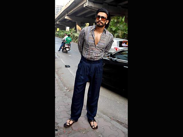Hey! That's Ranveer Singh - the bikers say? (AFP Photo)