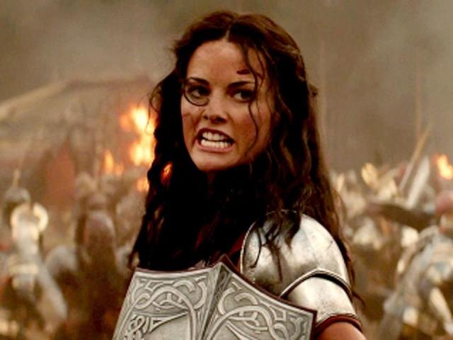 Jamie Alexander as Sif in Thor.