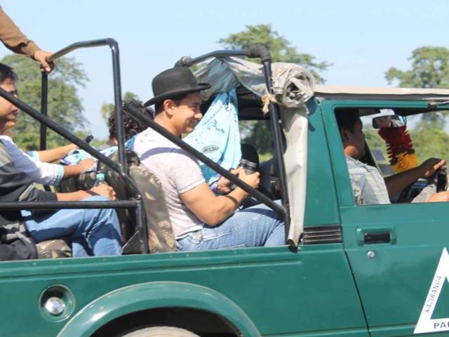 Aamir Khan also visited Kaziranga National Park