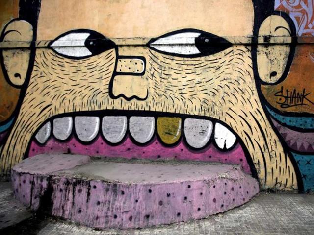 Often believed to be associated with rebellion, hip hop culture and sometimes violence, graffiti always makes for a compulsive viewing. We bring you some from the Lebanese capital. (AFP Photo)
