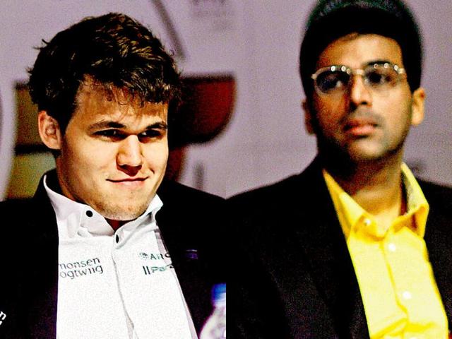 World Chess Championship: Magnus Carlsen Draws Game 8 vs Viswanathan Anand,  Retains One-Point Lead