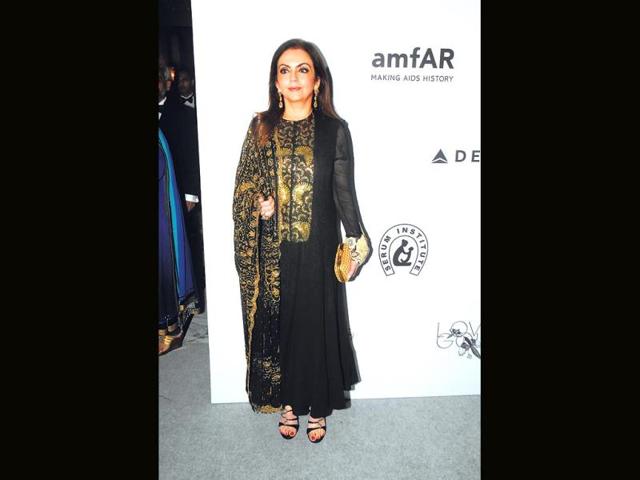 Nita Ambani looks her bling best at the do.