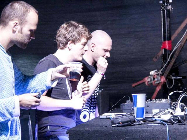 Noisia at the Eristoff Wolves Den (Photo credit: Shalaka Pai)