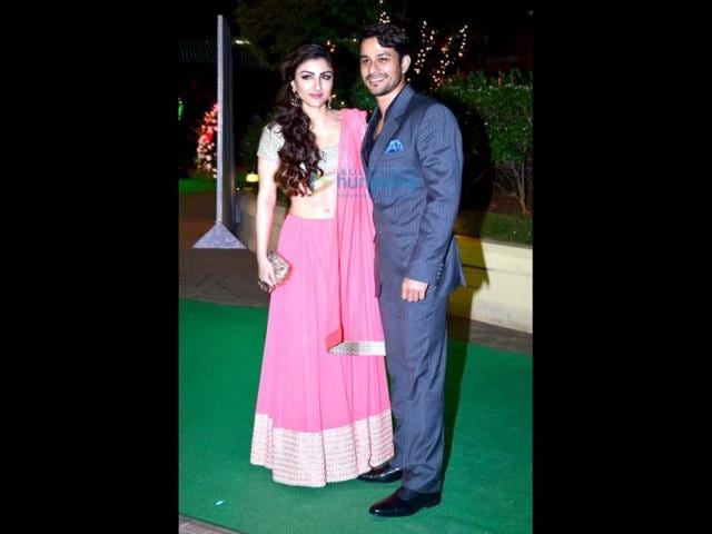 Soha Ali Khan came in with beau Kunal Khemu.